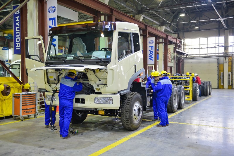 В Казахстане запустили линию производства тяжелой коммерческой техники