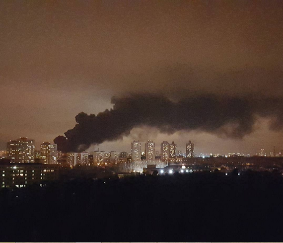 В Москве случился крупнейший пожар за последние десять лет