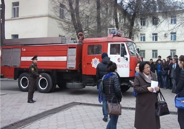 В Алматы горел Центр социальной адаптации