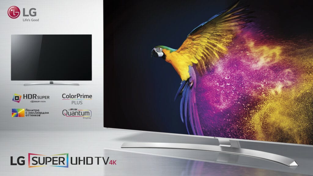 Телевизоры LG Super UHD TV– исключительное качество изображения и новый уровень впечатлений от просмотра