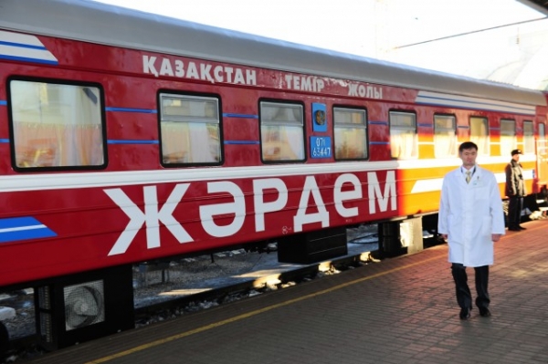 С 2010 года медицинскими поездами обследовано 300 тысяч жителей