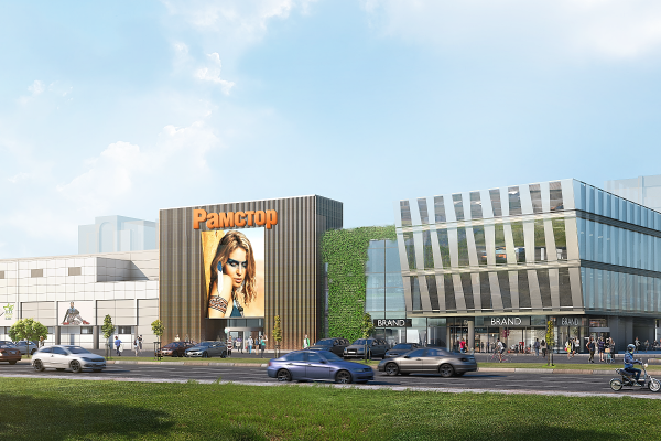 ТРЦ «Рамстор» реконструируют в большой бизнес-центр и ТРК