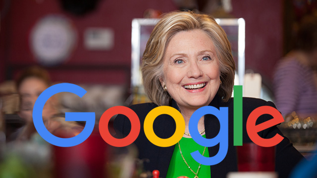 Google за Хиллари Клинтон?