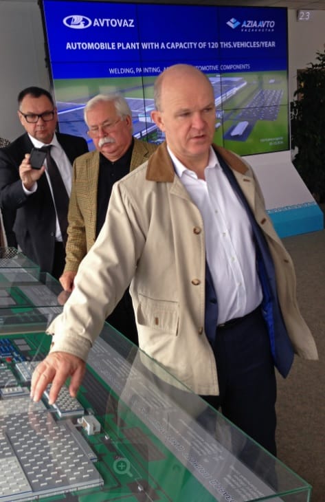 Президент АвтоВАЗа посетил площадку автопромышленного кластера в Усть-Каменогорске