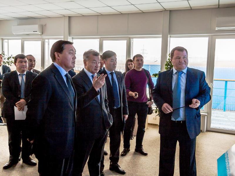 Аскар Мамин посетил строительную площадку «АЗИЯ АВТО Казахстан»