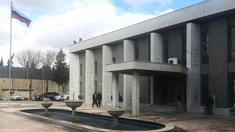 Террористы напали на российское посольство в Сирии