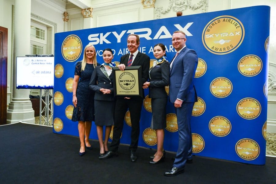 «Эйр Астана» в седьмой раз стала лучшей авиакомпанией Центральной Азии и Индии