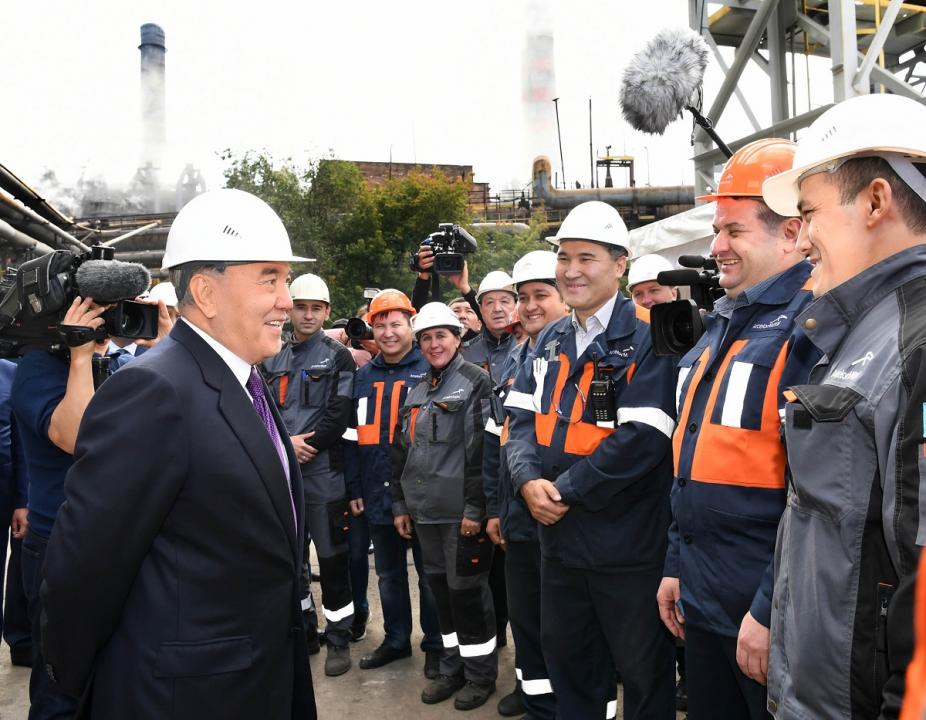 Нурсултан Назарбаев на заводе АМТ: «Меня переполняют особые чувства»