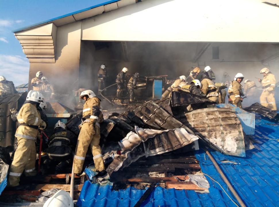 В Астане горит театр «Жастар»