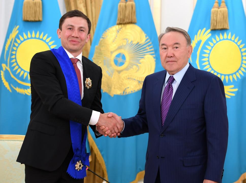 Назарбаев поддержал Головкина перед боем с «Канело»