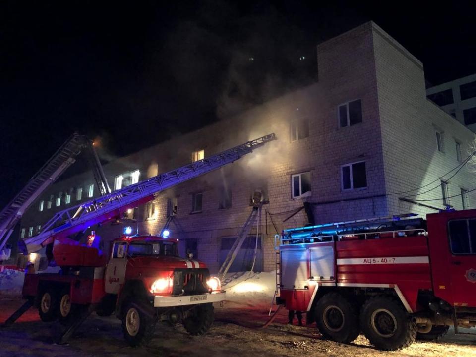 На взрывоопасном элеваторе в Уральске произошел пожар