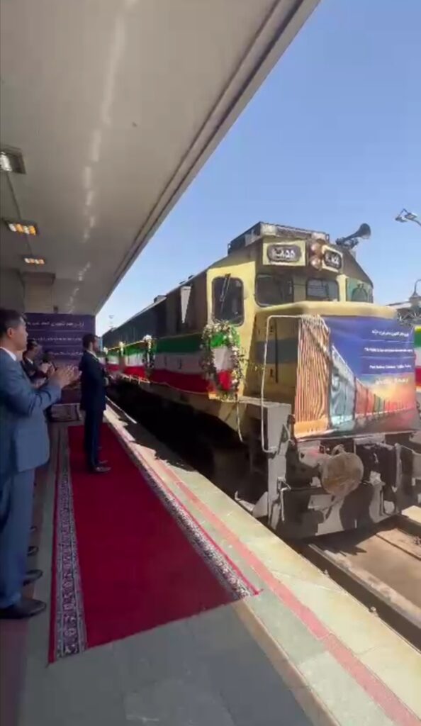 Қазақстаннан Түркияға бағыт алған контейнерлік  пойыз Иранға жетті