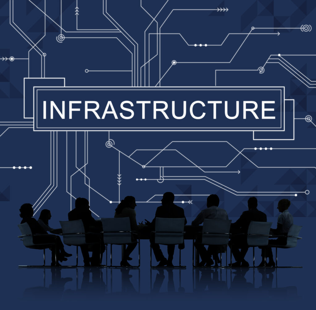 Infrastructure Technology Circuit Board Information Framework Concept
