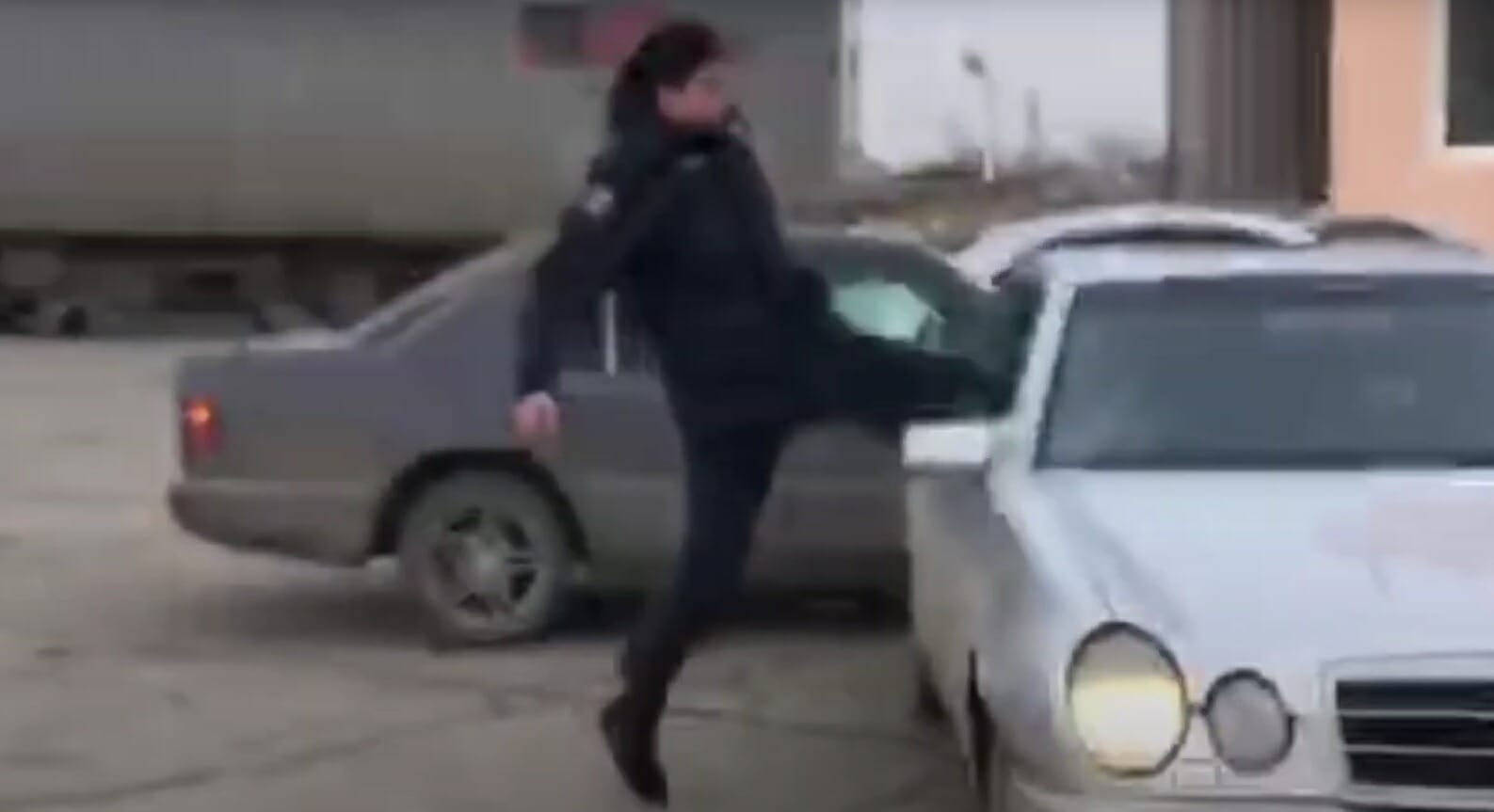Задержание водителя в Жамбылской области