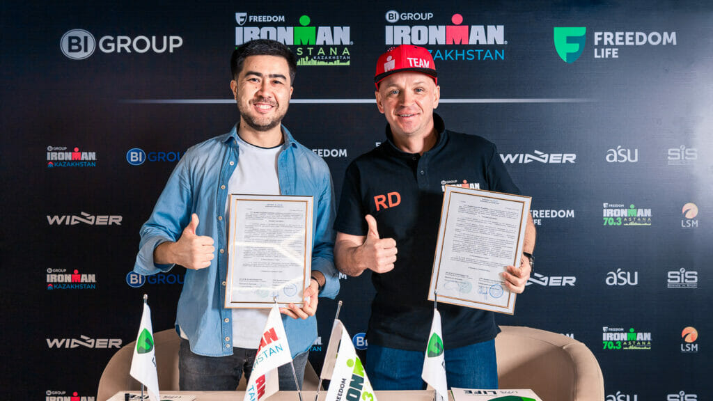 Участники гонки Ironman в Астане получат бесплатную страховку до 1 млн тенге в этом году