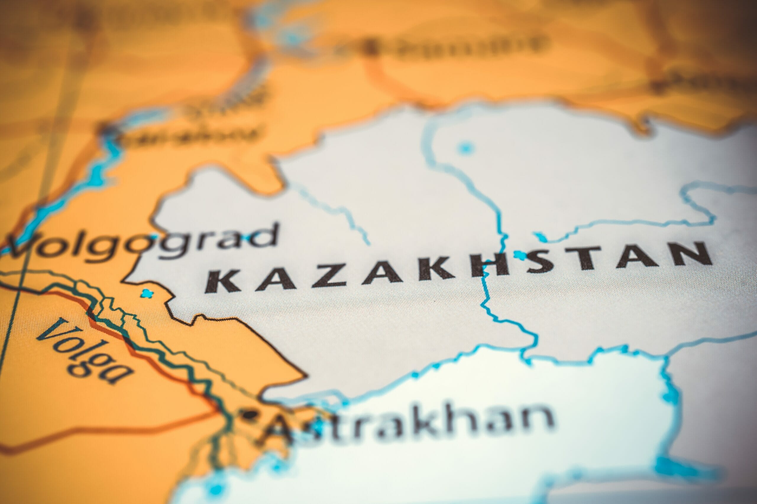 карта Казахстан 