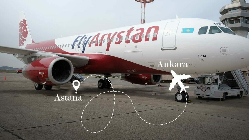Прямые авиарейсы между Астаной и Анкарой запускает FlyArystan