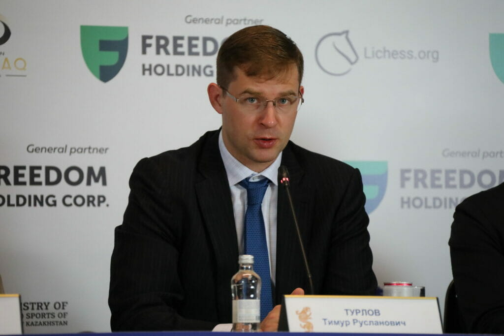 Турлов рассказал про создание казахстанского брендового турнира по шахматам