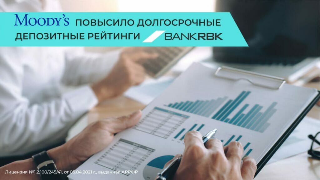 Moody’s повысило долгосрочные депозитные рейтинги Bank RBK до B1