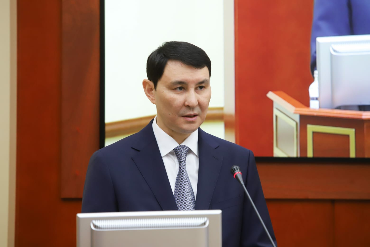Глава Минфина Ерулан Жамаубаев. Фото Аскара Ахметуллина