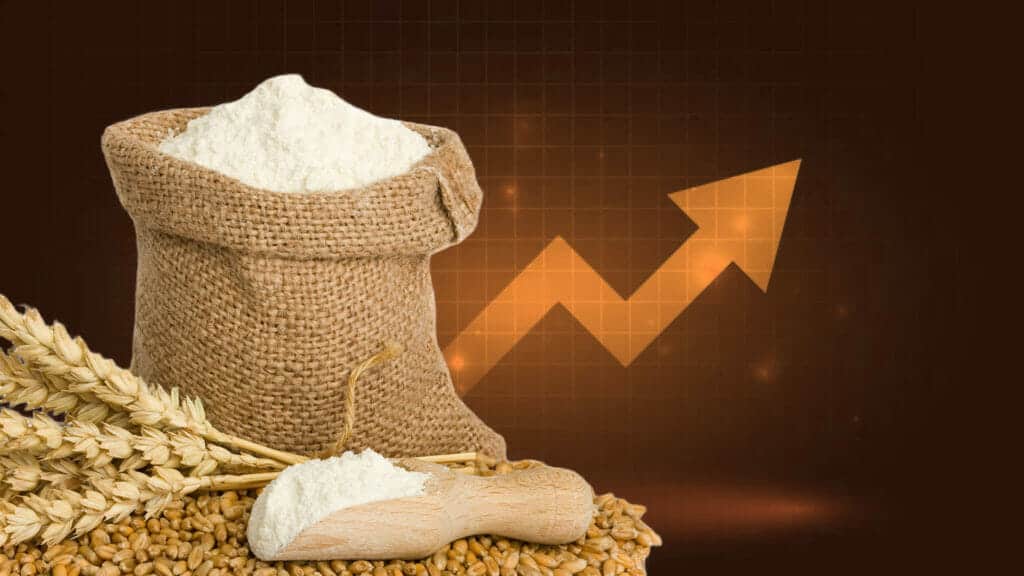 Цена на муку повысилась еще на 0,5% с прошлой недели в Казахстане