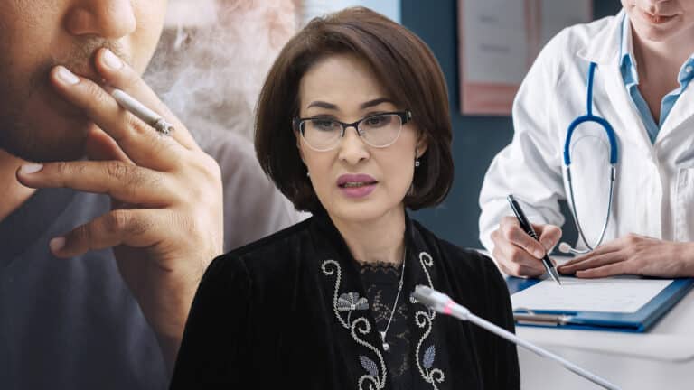 Глава Минздрава РК поддержала увеличение взносов ОСМС для курящих и наказала заместителя, заявившего об обратном 