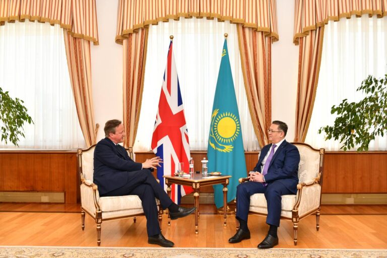 Kazakhstan and the U.K. sign agreement on strategic partnership 