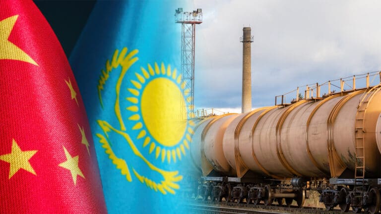Казахстан резко увеличил экспорт нефти в Китай по железной дороге