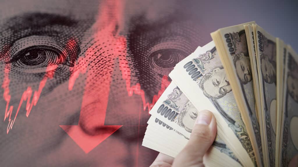 Японская иена установила 38-летний антирекорд