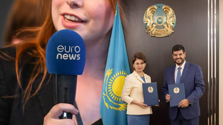 В Казахстане откроется офис телеканала Euronews
