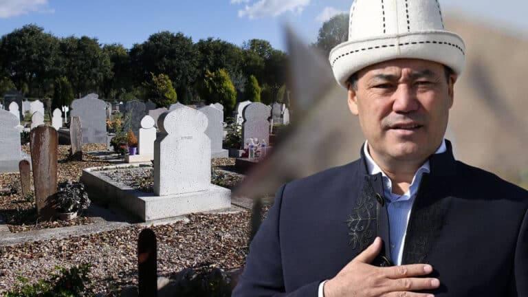 Садыр Жапаров призвал кыргызстанцев не устанавливать памятники на могилах