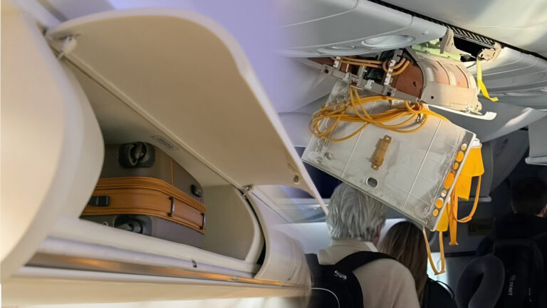 Пассажира Air Europa забросило на багажную полку во время сильной турбулентности