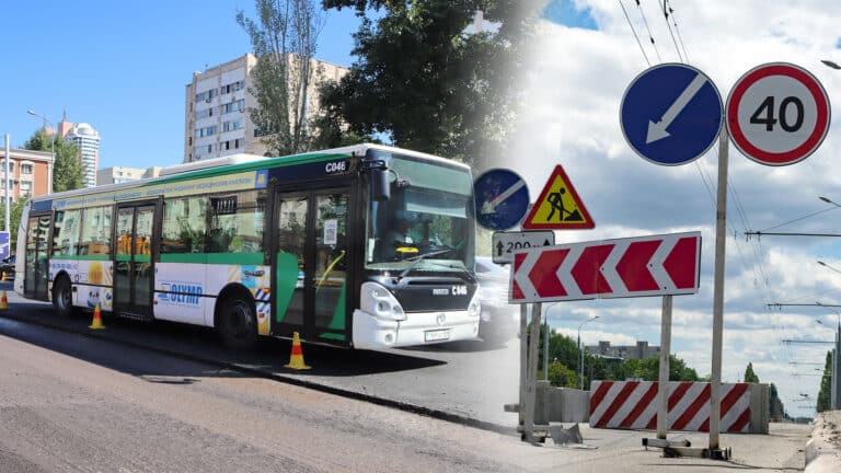 Из-за ремонта дорог семь автобусных маршрутов изменили движение в Астане 