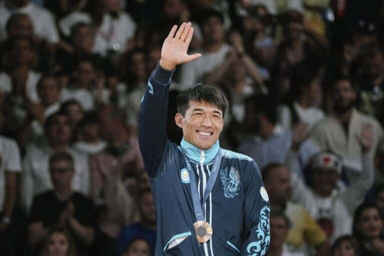 Париж олимпиадасында қазақ дзюдошы Ғұсман Қырғызбаев қола жүлде иеленді