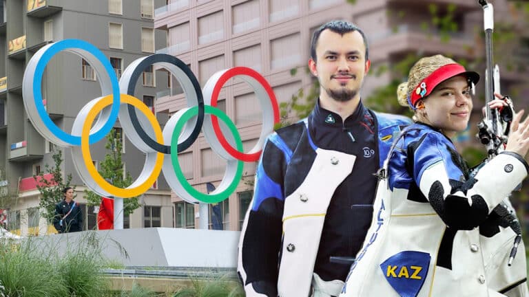 Стрелок сборной Казахстана сделал предложение своей девушке на Олимпиаде в Париже