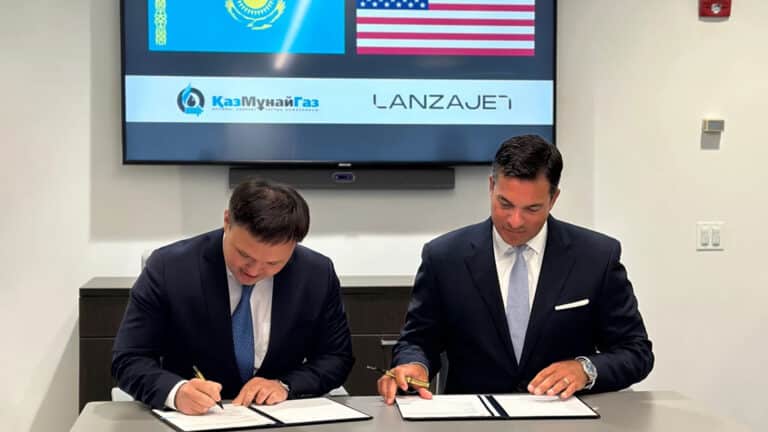 KazMunayGas and LanzaJet agree to launch SAF production in Kazakhstan