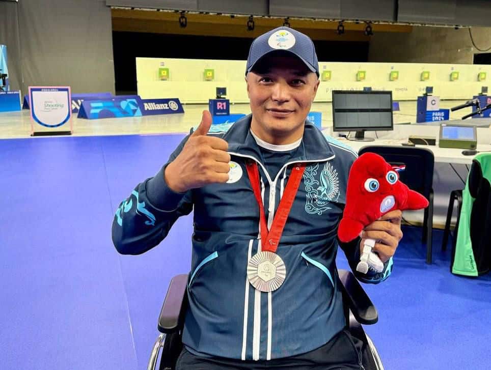 Еркін Ғаббасов Паралимпиада ойындарының күміс жүлдегері атанды