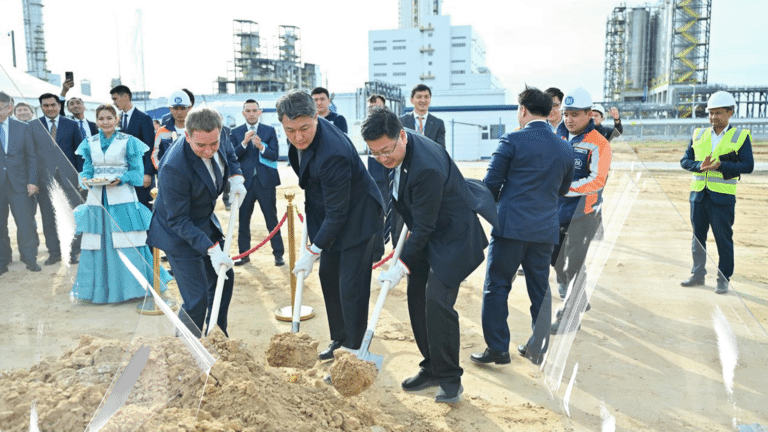 KMG, Sibur and Sinopec begin construction of polyethylene plant in Atyrau region