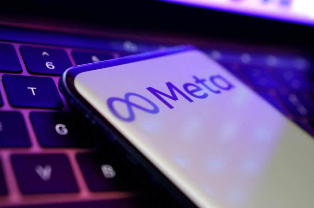 FILE PHOTO: Meta logo is seen in this illustration taken, August 22, 2022. REUTERS/Dado Ruvic/Illustration/File Photo