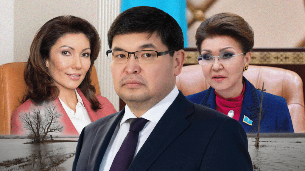 Су тасқыны кезінде халыққа көмек көрсеткен олигархтар тізімінде Назарбаевтың екі қызы неге жоқ – министр жауап берді