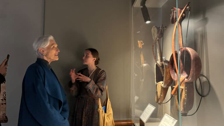 Sounds of the steppe: Maye Musk visits Museum of Kazakh Musical Instruments in Almaty