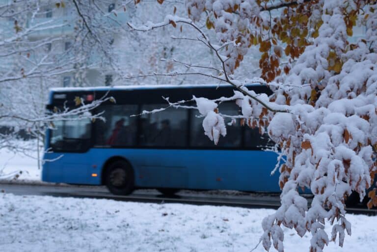 Автобус в Караганде сбил пешехода насмерть из-за гололеда