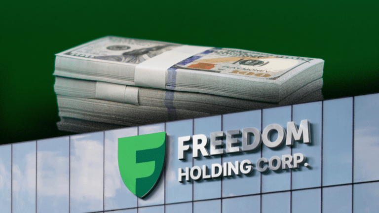 Freedom Holding Corp. компаниясының түсімі 580,9 млн доллардан асты