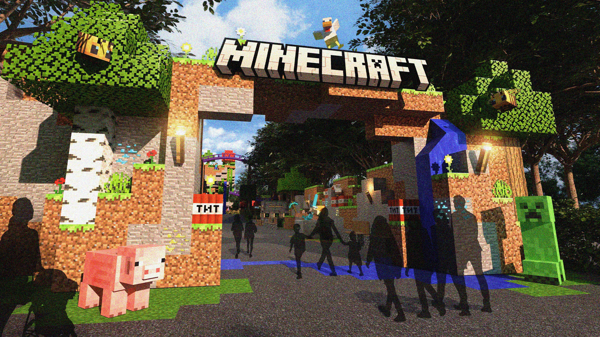 Minecraft видеоойынының тематикалық саябағы ашылады