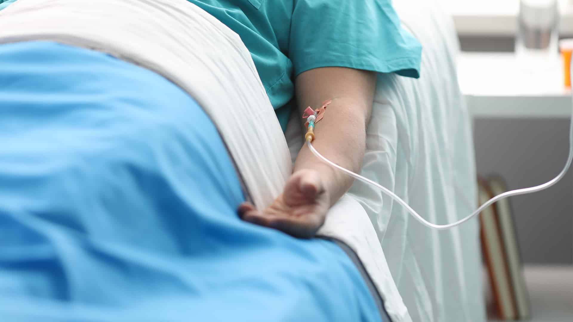 пациент в тяжелом состоянии