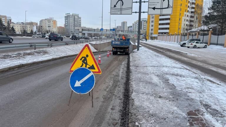 Туннель между улицами Бараева и Республикой частично перекроют в Астане почти на неделю