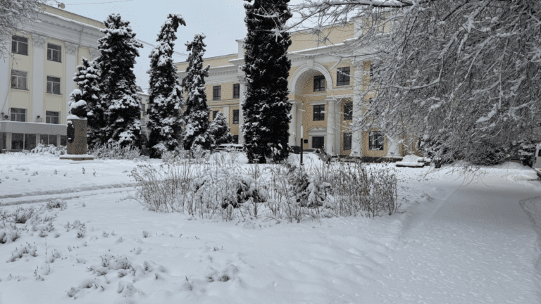 «‎Долгожданная сказочная зима»‎. Алматинцы делятся атмосферными кадрами заснеженного города