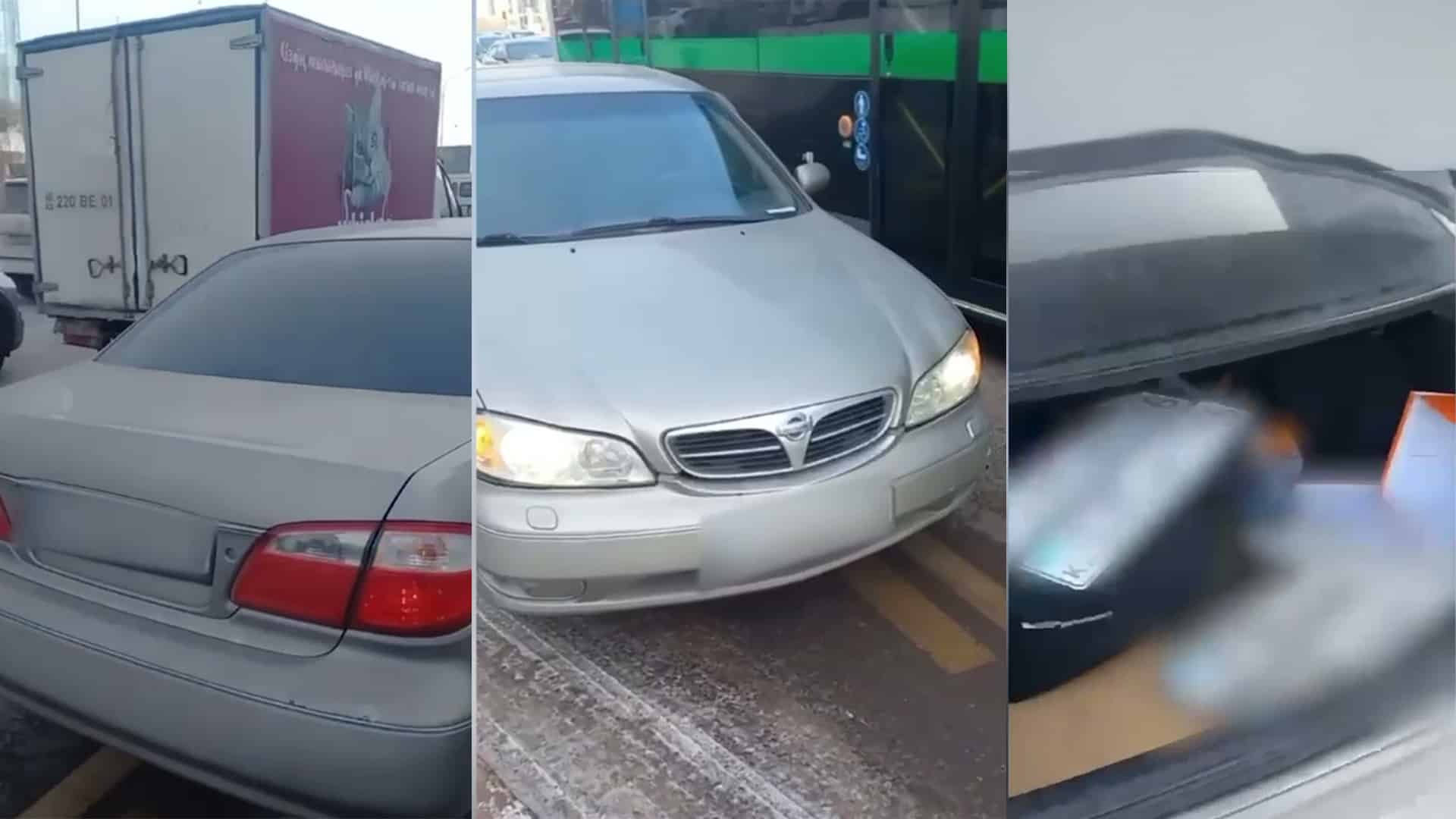 подложный номер машины