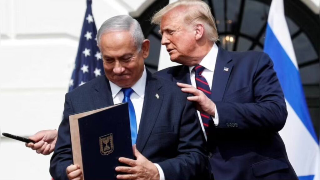 Ақ үйге алғаш Израиль басшысы барды: Трамп оған 1 млрд доллар көмек бермек
