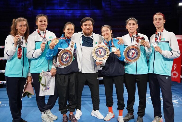 Kazakhstan punches its way to second place at Women’s World Boxing Championship